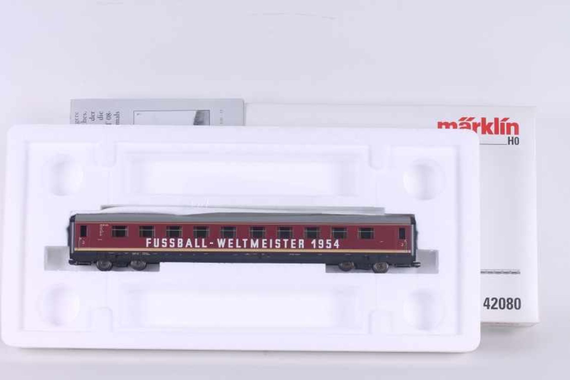 Märklin 42080, "FUSSBALL-WELTMEISTER 1954", Mittelwagen zu VT 08 Märklin 42080, "FUSSBALL-