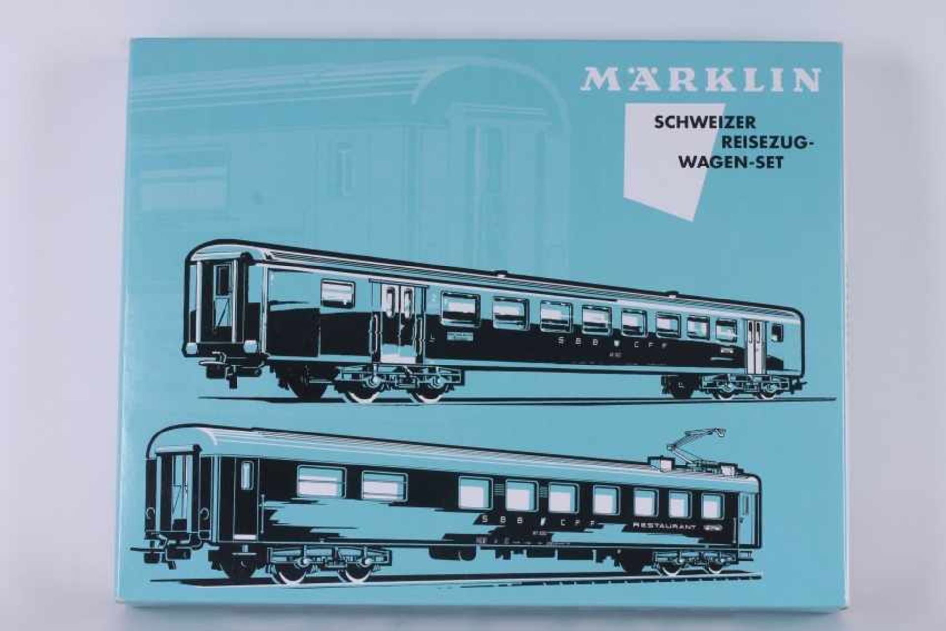 Märklin 40661, Schweizer Reisezugwagen-Set Märklin 40661, Schweizer Reisezugwagen-Set, vier Wagen,