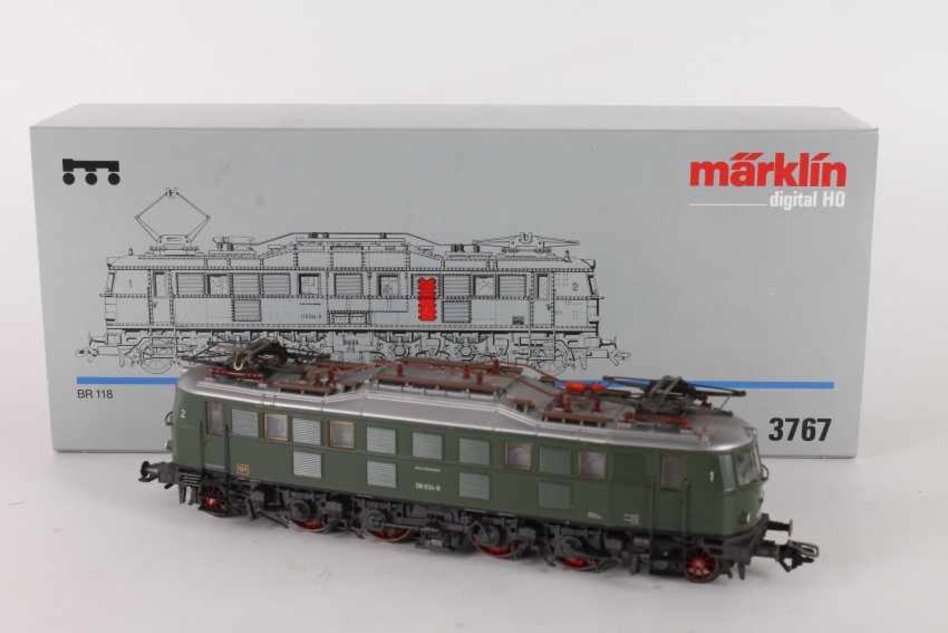 Märklin 3767, Elektrolok "118 034-8" der BundesbahnMärklin 3767, Elektrolok "118 034-8" der