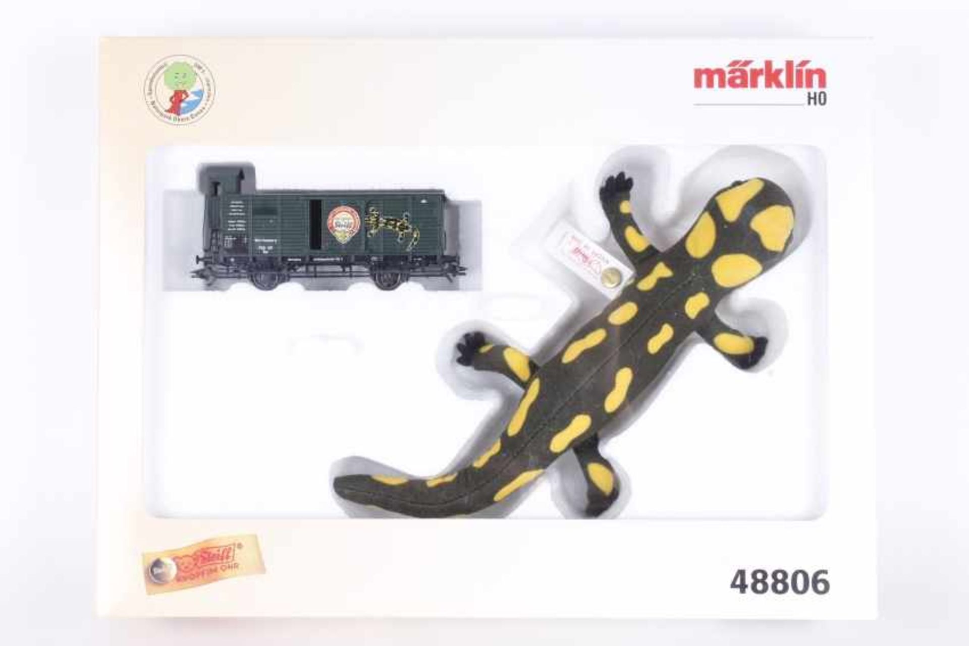 Märklin 48806, Steiff SonderpackungMärklin 48806, Steiff Sonderpackung, Länderbahnwagen,