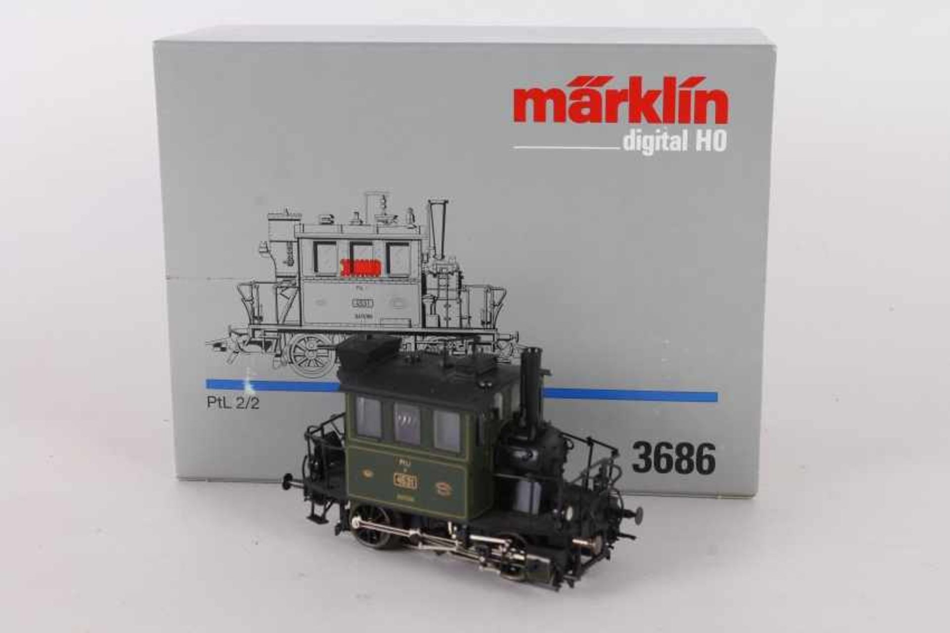 Märklin 3686, 'Glaskastl', Tenderlok PtL 2/2 "4531" der DRGMärklin 3686, 'Glaskastl', Tenderlok