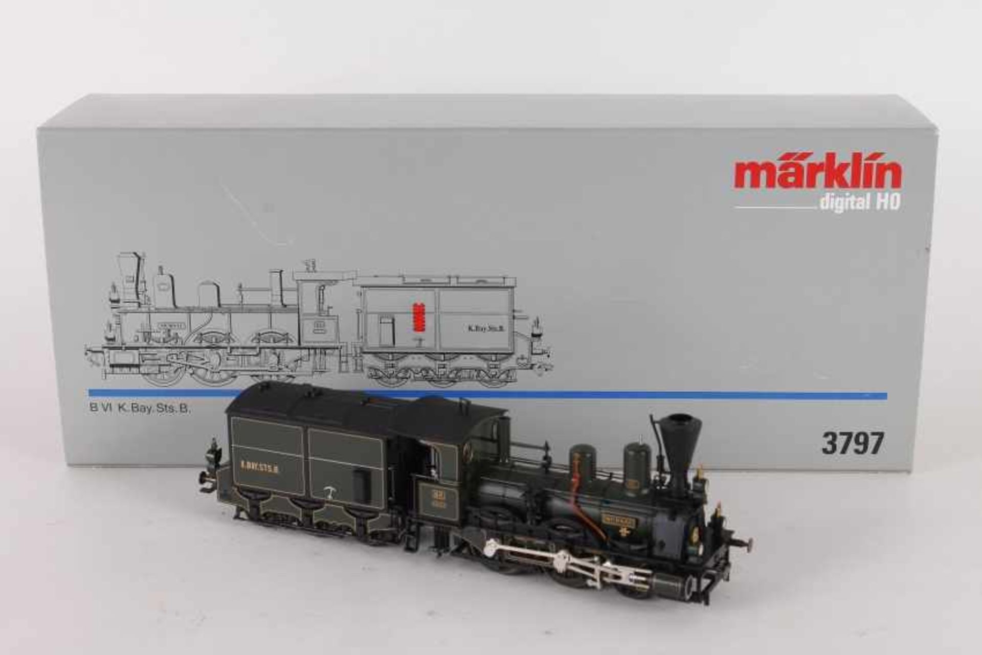 Märklin 3797, Dampflok B VI "MURNAU" der K.Bay.Sts.B.Märklin 3797, Dampflok B VI "MURNAU" der K.