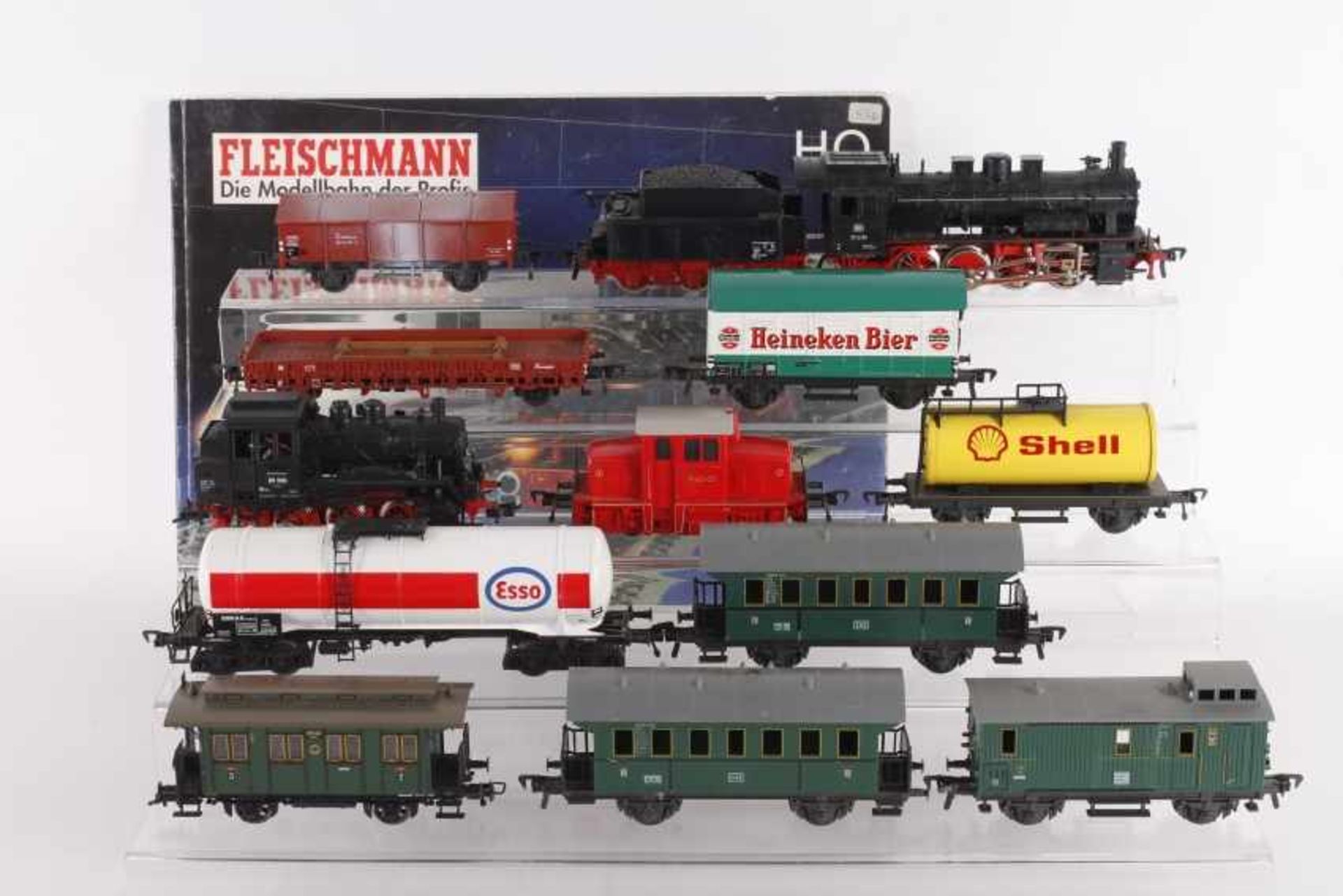 Fleischmann, drei Loks, neun WagenFleischmann, drei Loks, neun Wagen: Tenderlok "89 006",