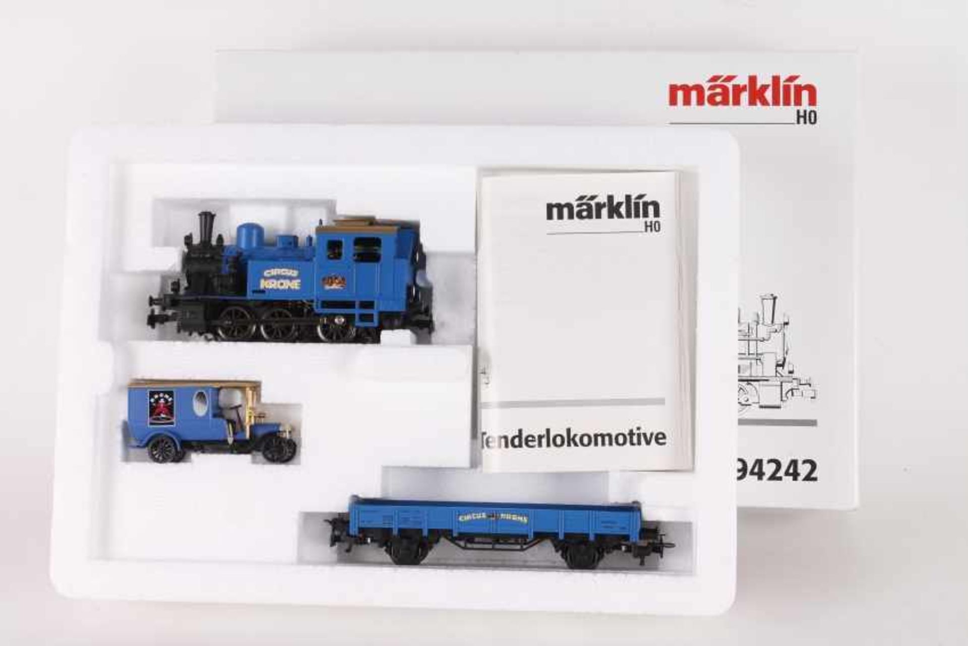 Märklin 94242, Zugpackung "Circus Krone"Märklin 94242, Zugpackung "Circus Krone", Tenderlok Typ