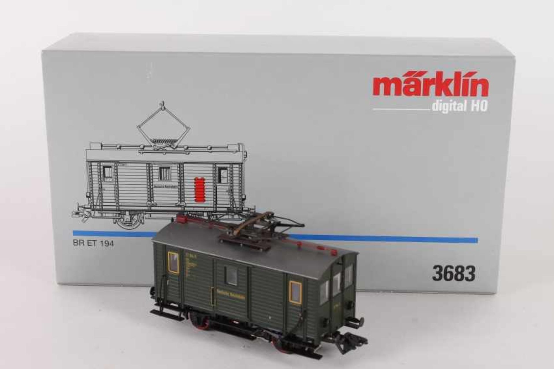 Märklin 3683, Elektro-Gütertriebwagen "ET 194 11"Märklin 3683, Elektro-Gütertriebwagen "ET 194