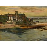 Harry Aaron Kernoff RHA (1900-1974) Howth Harbour, Evening oil on board signed and titled on reverse