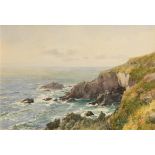 Helen Sophie O'Hara (1846-1920) On the Coast, Waterford II watercolour signed with monogram lower