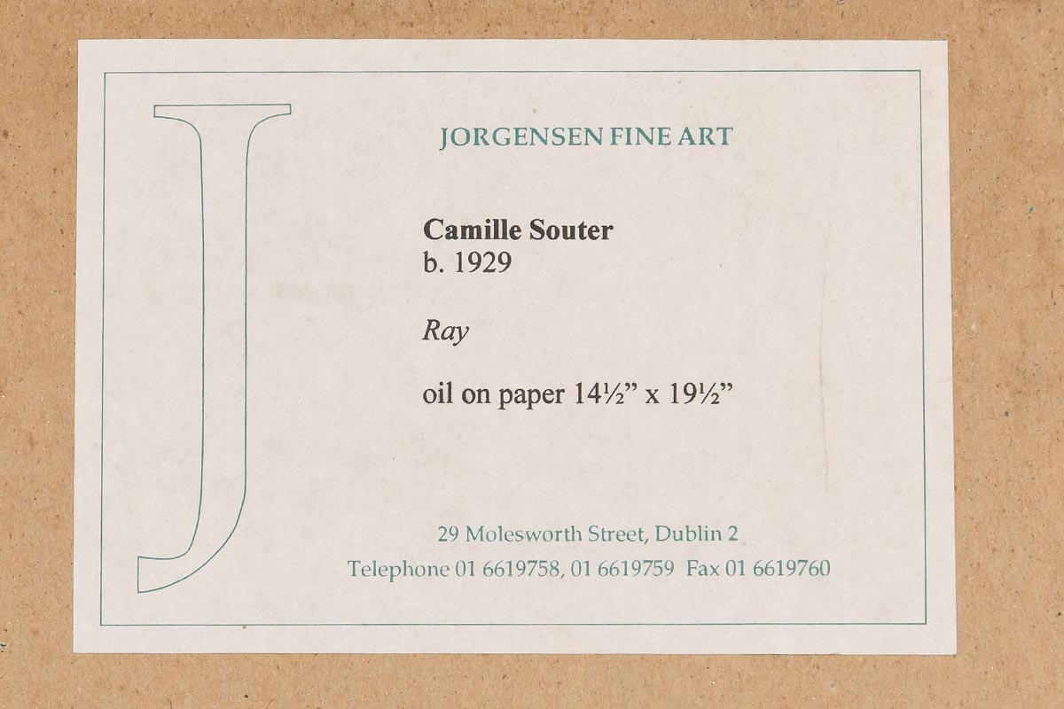 Camille Souter HRHA (b.1929) Plaice (1976) - Image 6 of 10