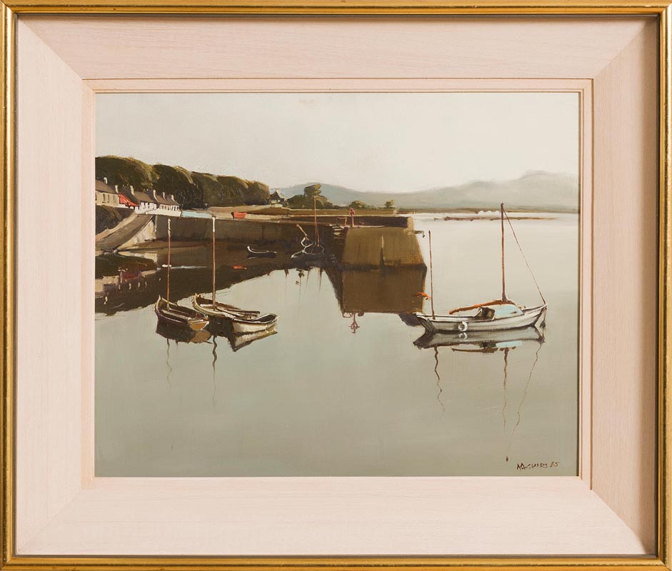 Cecil Maguire RHA RUA (b.1930) Dawn's Early Light at Roundstone (1985) - Image 2 of 9