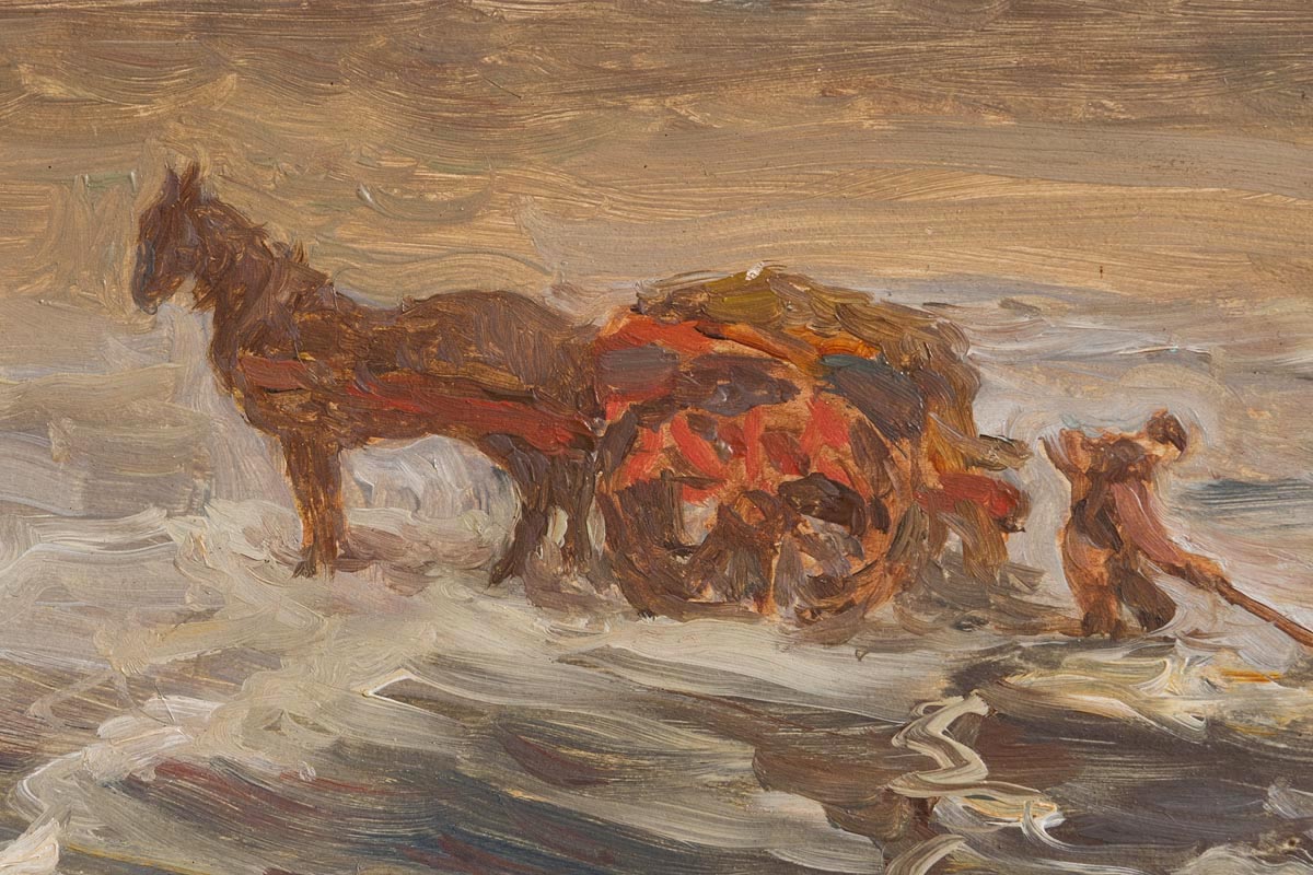 Jack Butler Yeats RHA (1871-1957) Gathering Seaweed, Mayo Coast (1909) - Image 8 of 8