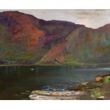 Sir John Lavery RA RHA RSA (1856-1941) Glendalough, Ireland (1924)