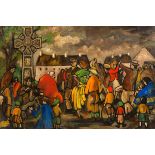 Markey Robinson (1918-1999) Auld Lammas Fair