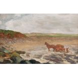 Jack Butler Yeats RHA (1871-1957) Gathering Seaweed, Mayo Coast (1909)