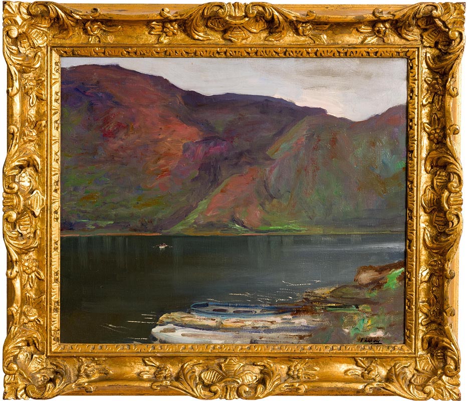 Sir John Lavery RA RHA RSA (1856-1941) Glendalough, Ireland (1924) - Image 2 of 8