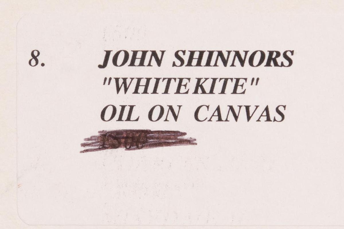 John Shinnors (b.1950) White Kite - Image 5 of 7