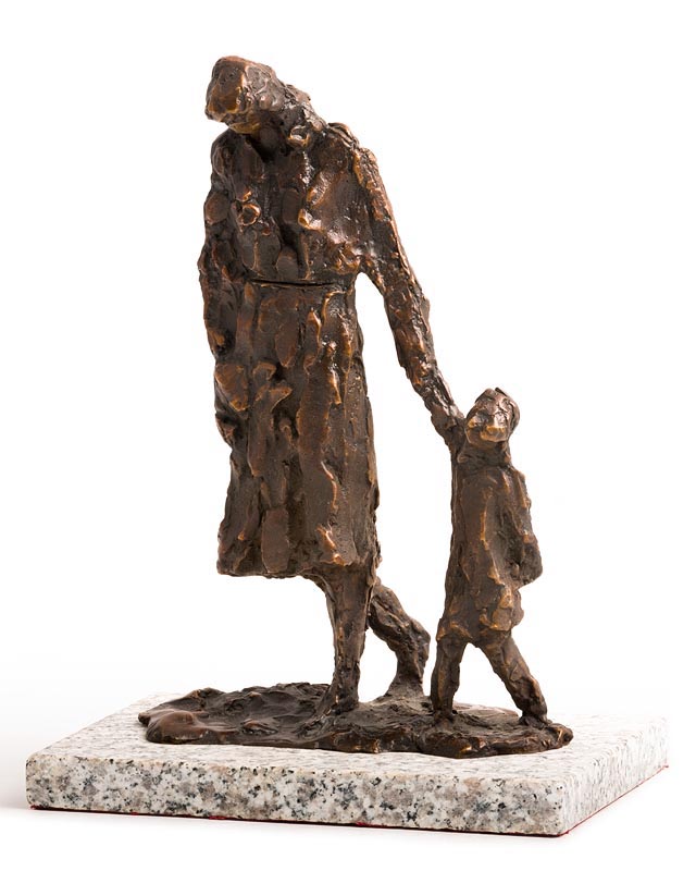 Melanie Le Brocquy HRHA (1919-2018) Mother and Child Walking (1998)