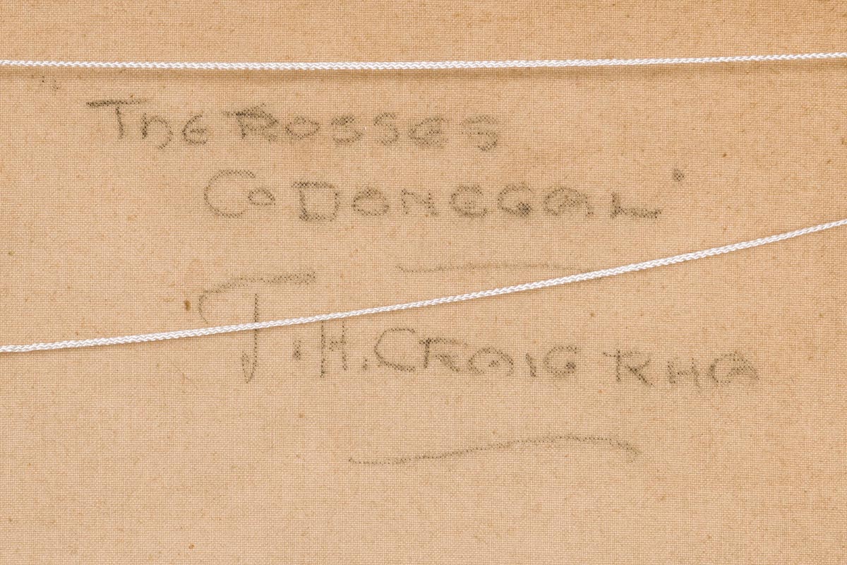 James Humbert Craig RHA RUA (1878-1944) The Rosses, Co Donegal - Image 5 of 8