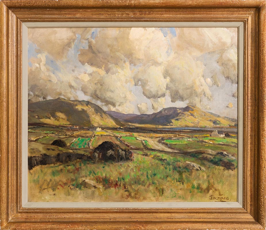 James Humbert Craig RHA RUA (1878-1944) The Rosses, Co Donegal - Image 2 of 8