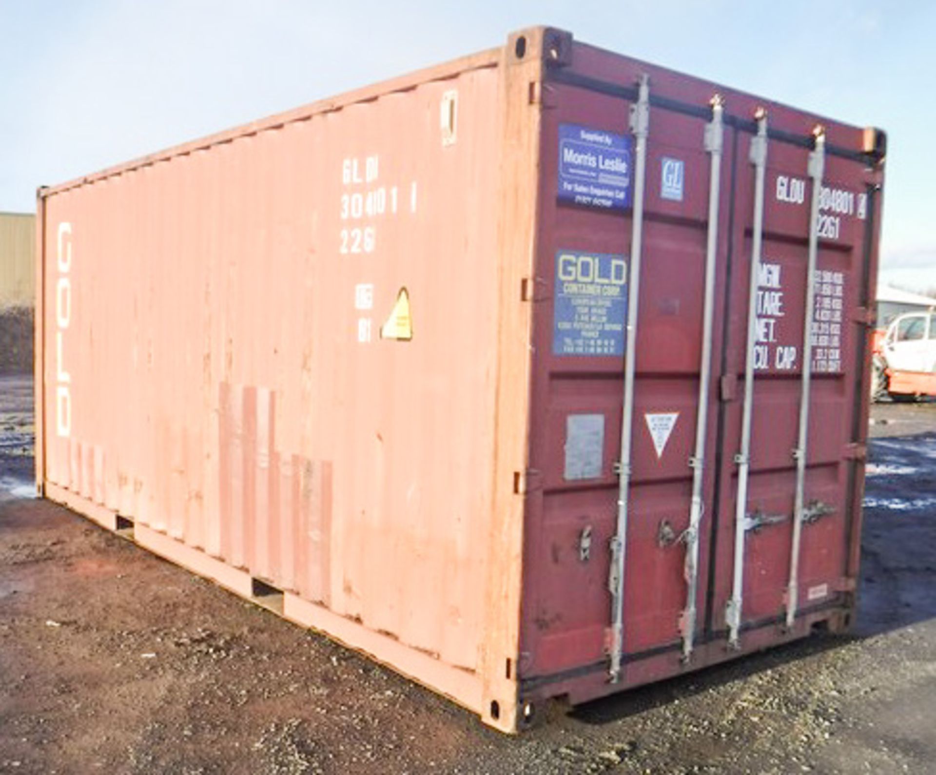 USED 20FT SHIPPING CONTAINER, YEAR MANU - 2003, S/N GLDU3048014 - Image 5 of 15