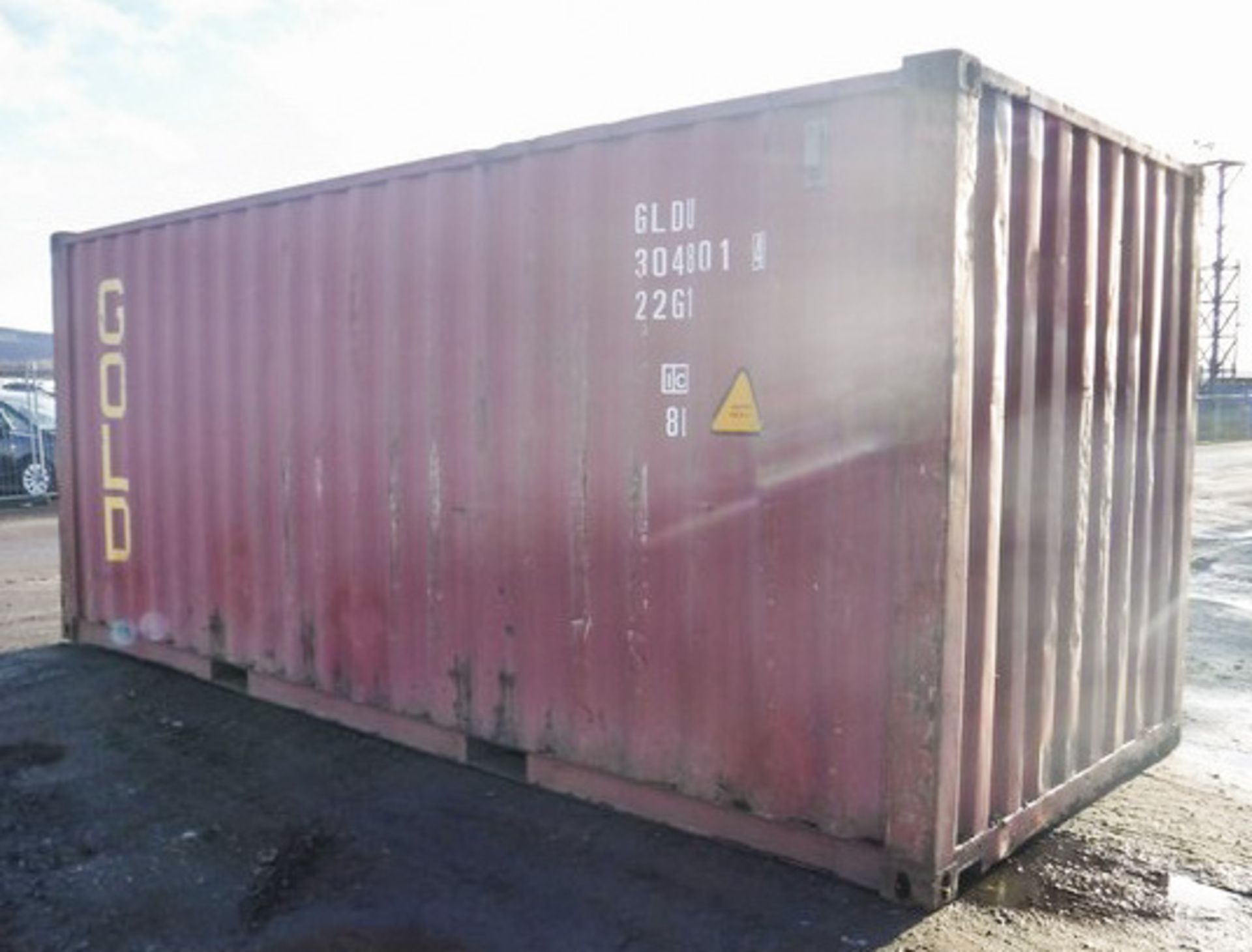 USED 20FT SHIPPING CONTAINER, YEAR MANU - 2003, S/N GLDU3048014 - Image 10 of 15