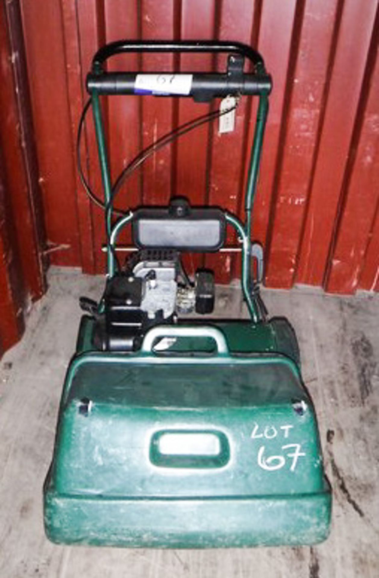 BALMORAL 17S CYLINDER MOWER C/W GRASS COLLECTION BOX, S/N 185000162, FLEET NO 2911