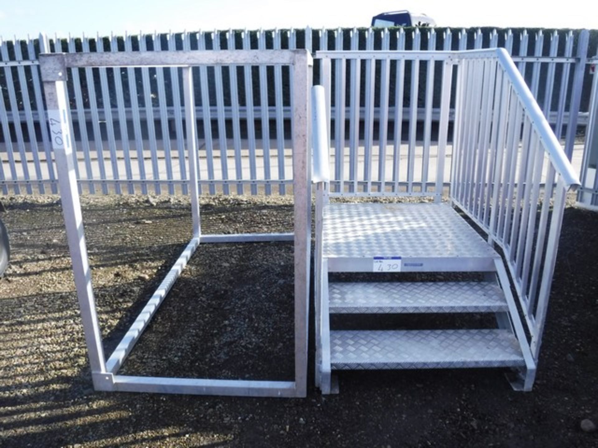 RAMSAY ACCESS ALUMINIUM STEPS/PLATFORM, MAX LOAD 150KG