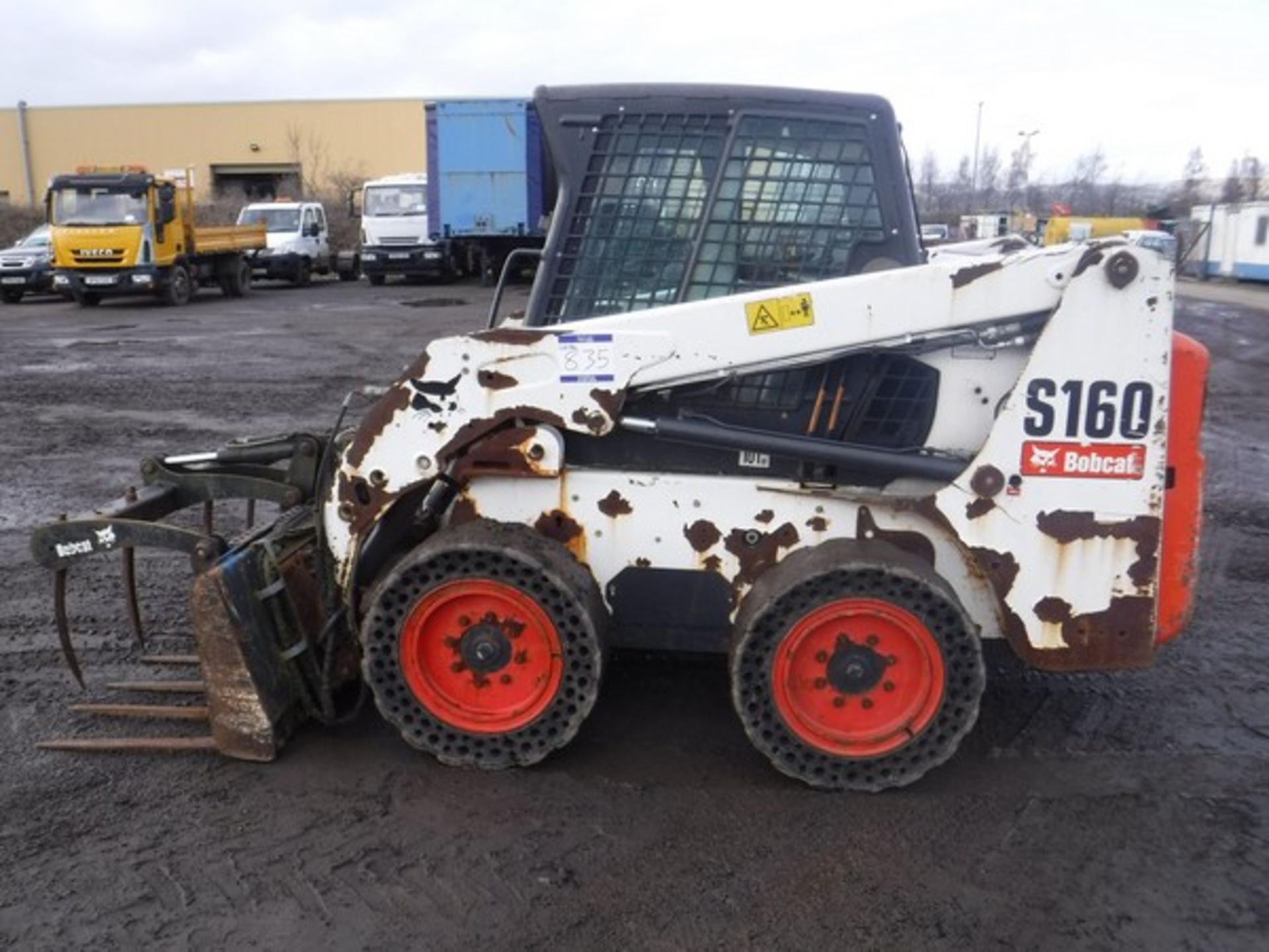 2011 BOBCAT S160, REG - SP61DFO, S/N A3L470178, 2600HRS (NOT VERIFIED) C/W 1 GRAPPLE, HEATER, HIGH F - Bild 14 aus 15