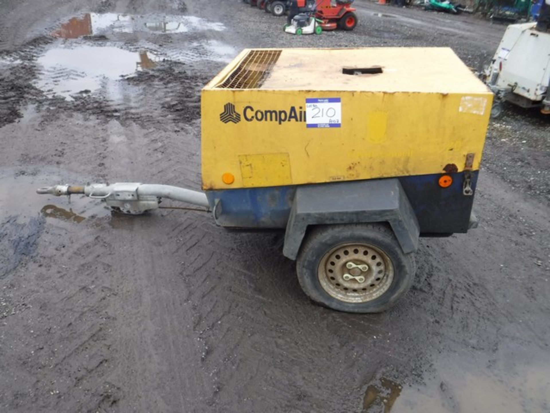 2006 COMPAIR C20M2111 TOWABLE COMPRESSOR, S/N 761530008, 1084HRS (NOT VERIFIED)