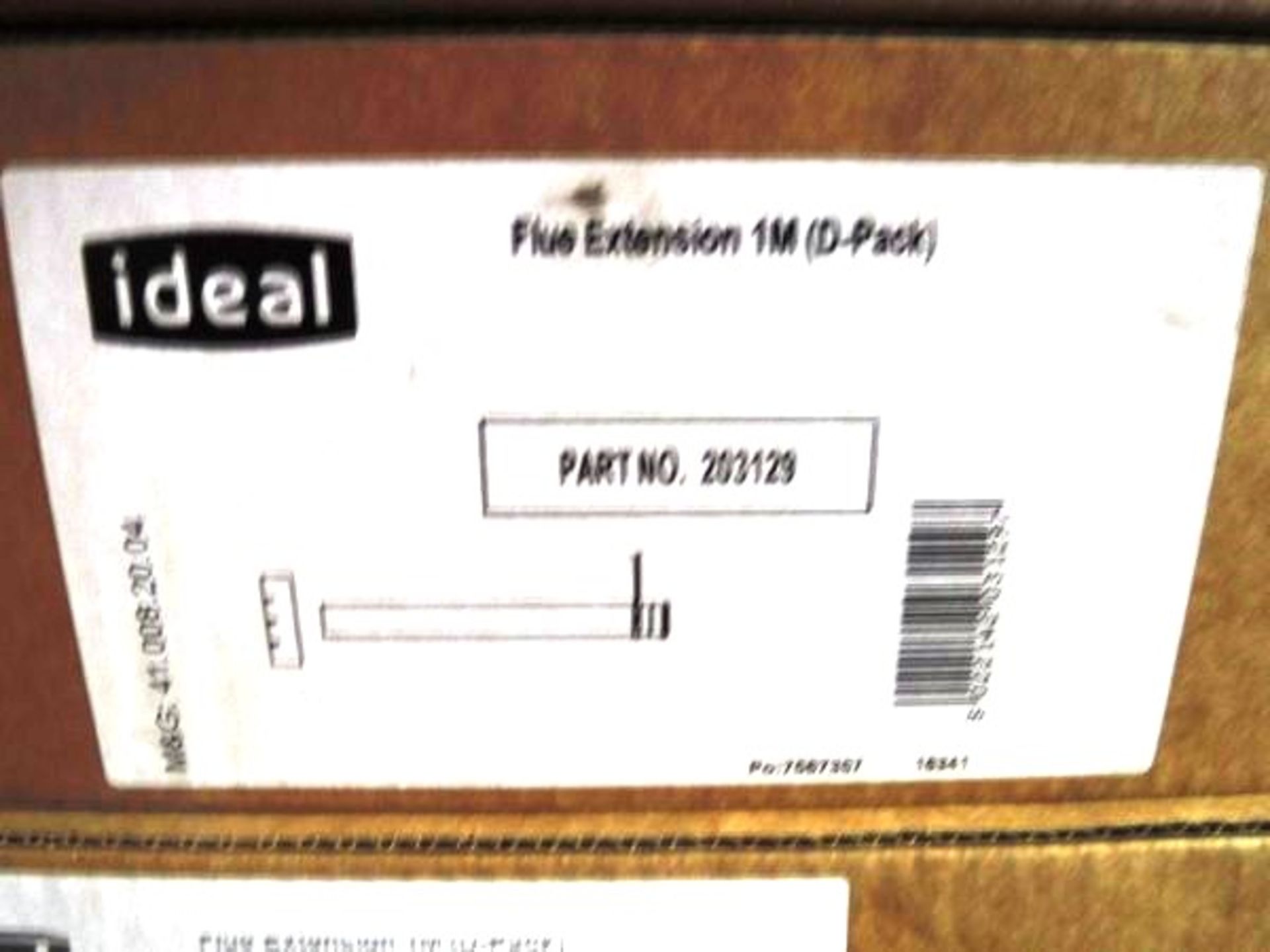 6 X IDEAL FLUE EXTENSIONS 1.0M CD PACK - Bild 2 aus 2