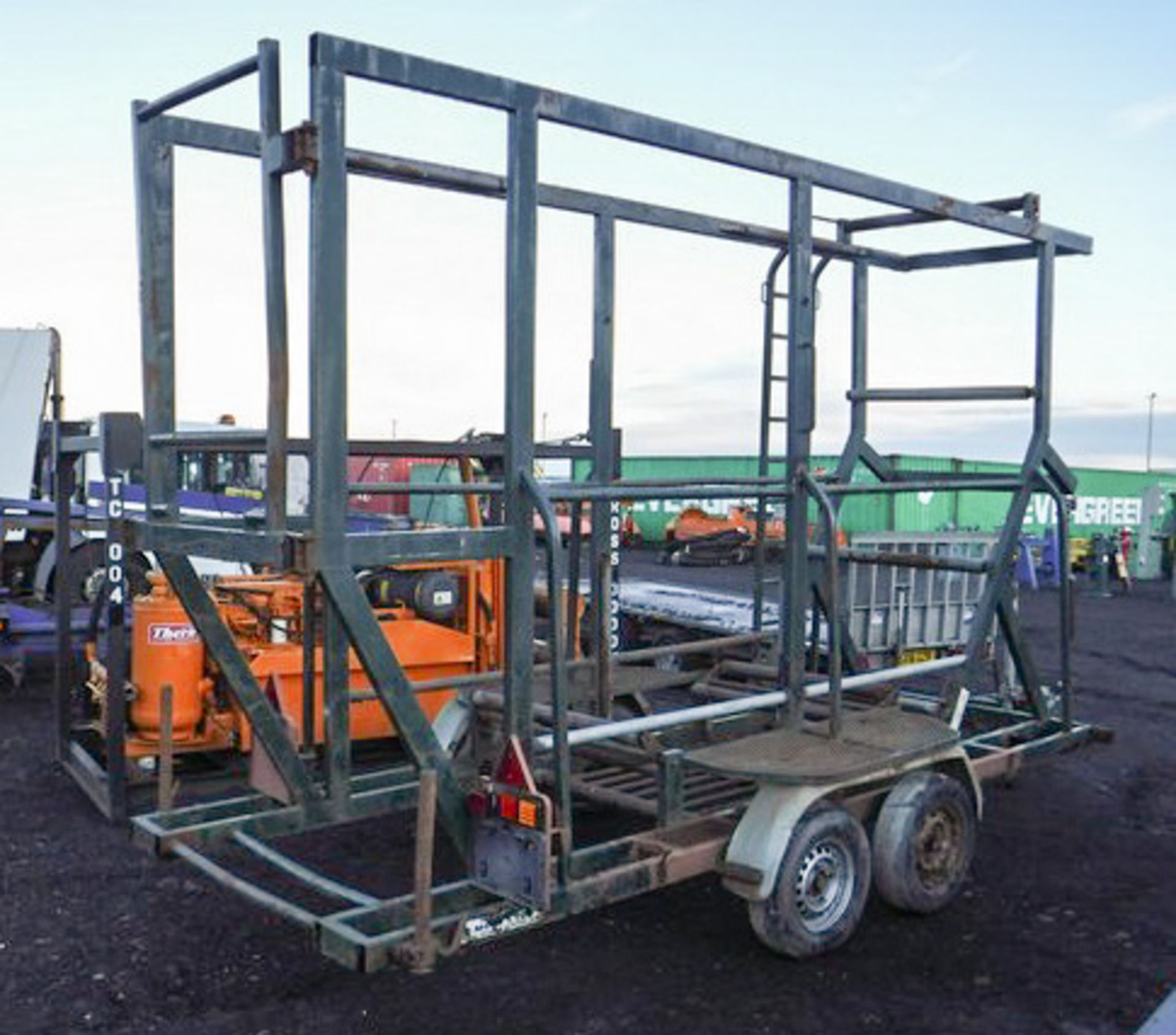 COIL CARRYING TRAILER BRAKED AND LED LIGHTS - Bild 2 aus 5