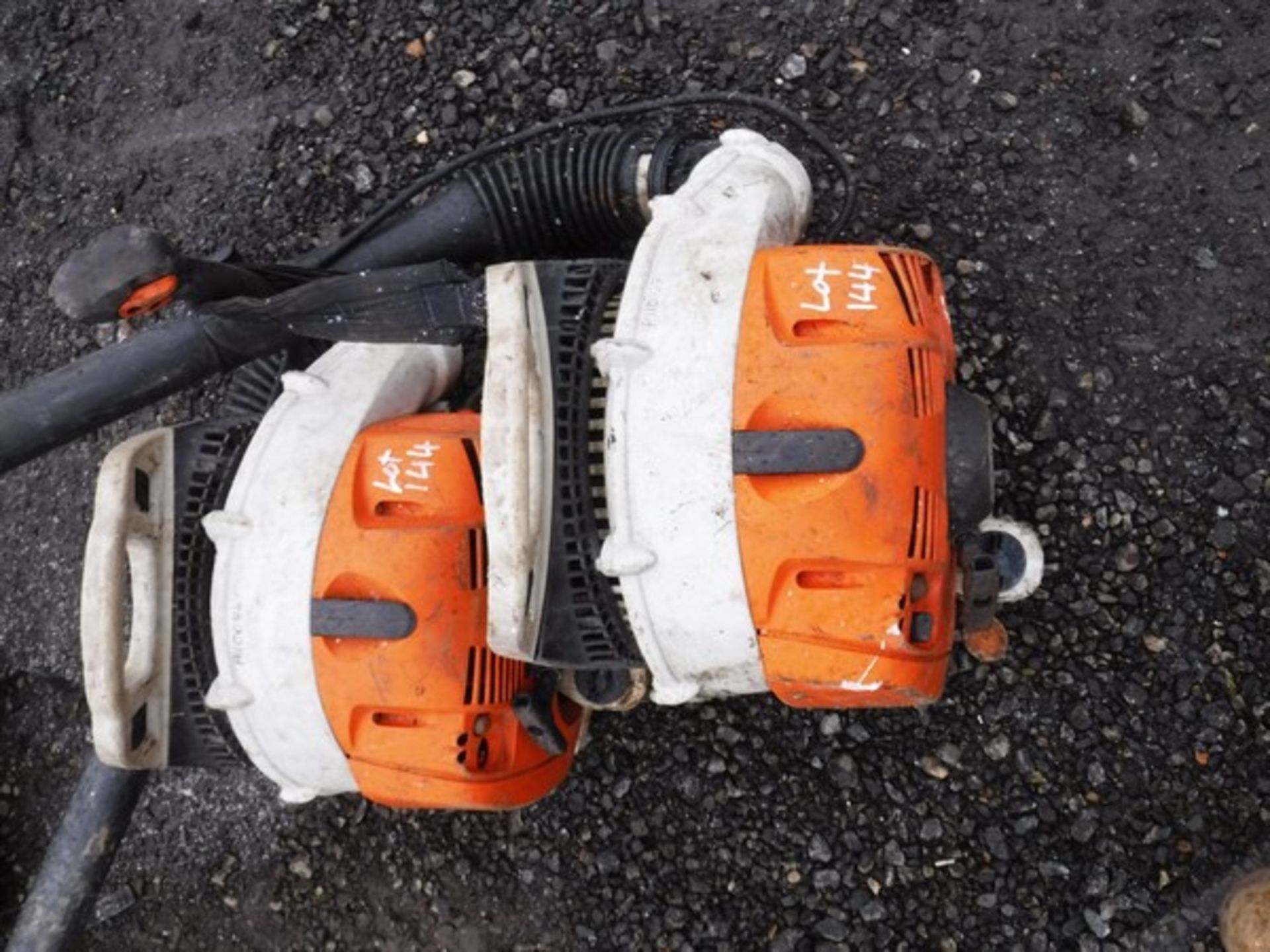 2 X STIHL LEAF BLOWERS PR350 SN P110107 & P110084