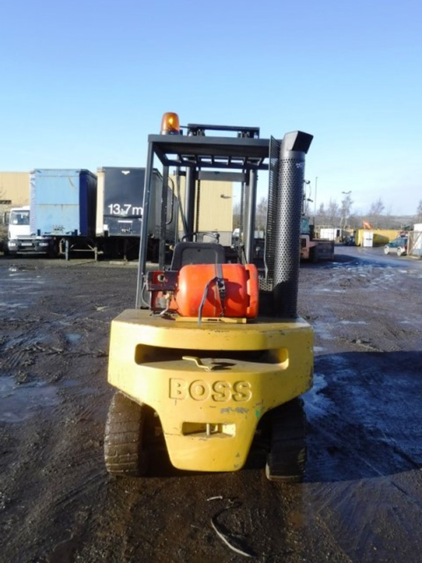 1994 BOSS RHL30L-5BI GAS FORKLIFT. 400MM LIFT CAPACITY. 300KG (3 TONNE), SIDESHIFT. PERKINS GAS ENGI - Bild 11 aus 14