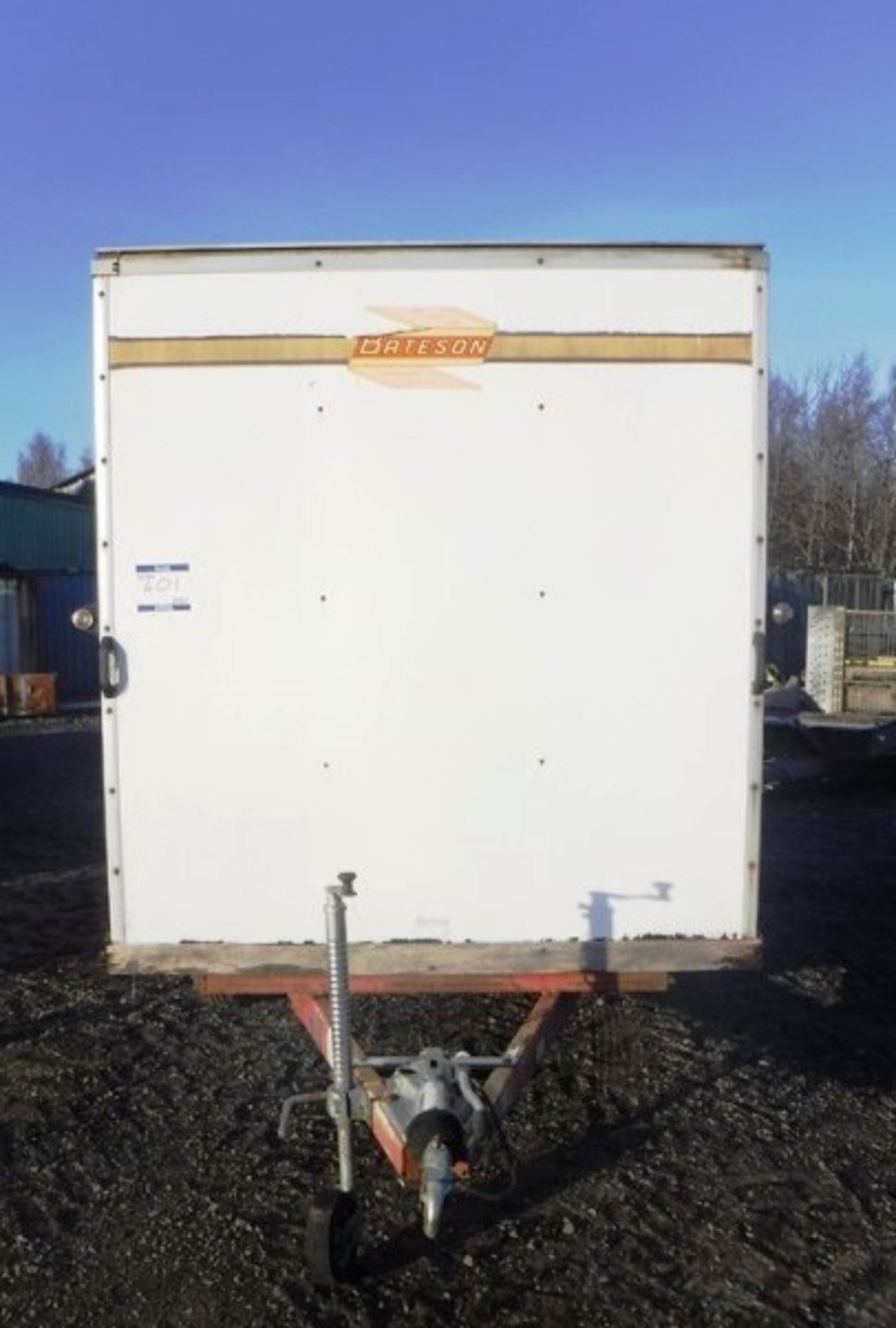 1998 BATESON BOX TRAILER, 10FT X 6FT, TWIN AXLE. VIN SBN300VABWSG22674. ASSET - 758-8315, - Bild 3 aus 11