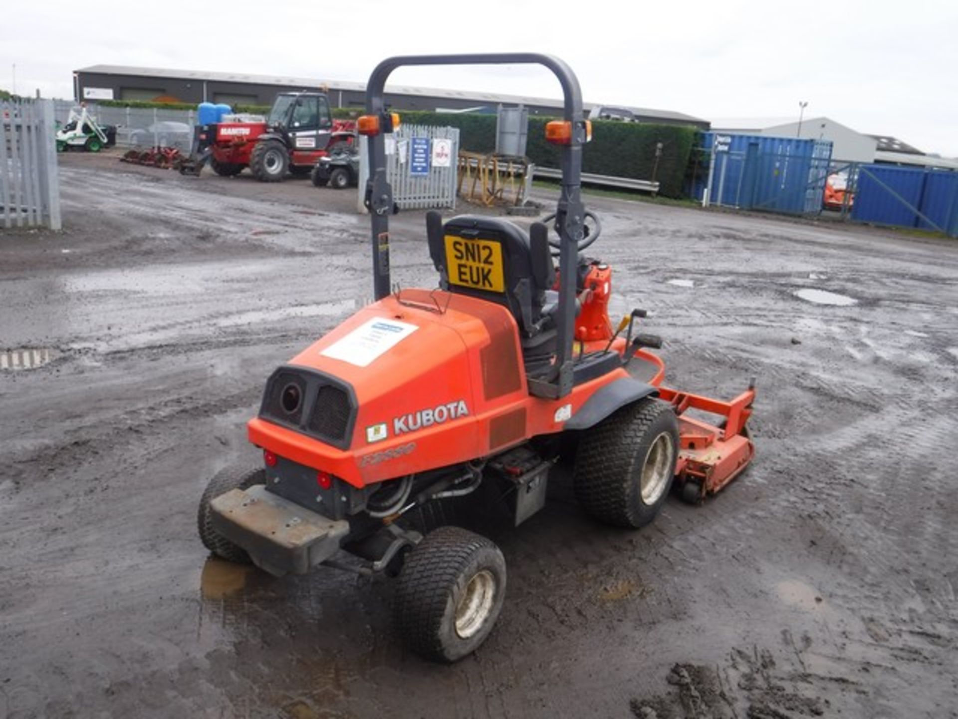 2012 KUBOTA F2880 MOWING MACHINE, REG - SN12EUK, S/N 31249, 824HRS (NOT VERIFIED) WITH FRONT MOUNTED - Image 8 of 14