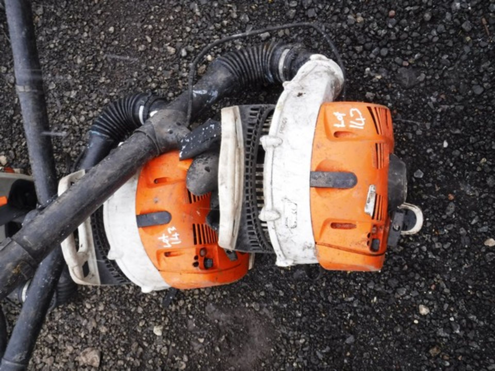 2 X STIHL LEAF BLOWERS PR350 SN P110106 & P110112 - Bild 2 aus 2