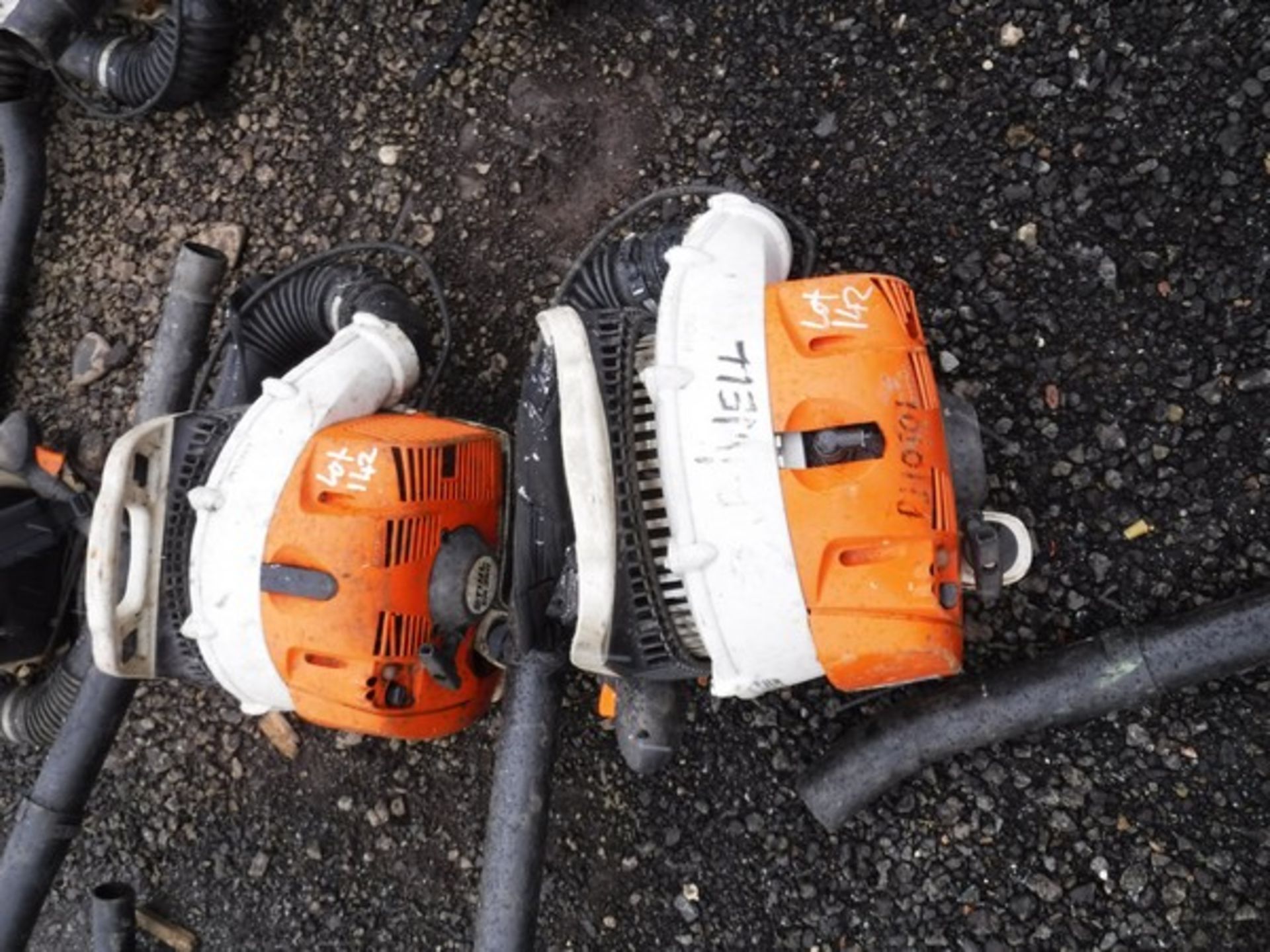 2 X STIHL LEAF BLOWERS PR350 SN P110101 & P110127 - Bild 2 aus 2