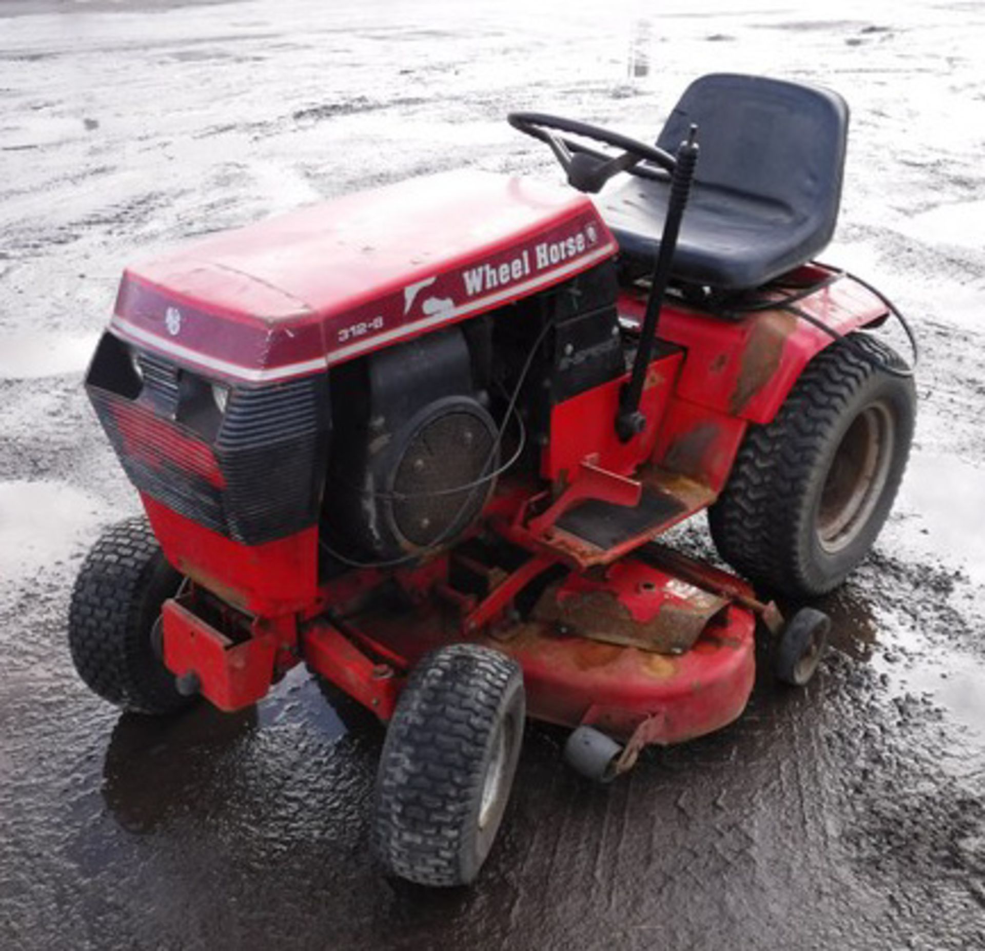 1986 WHEEL HORSE 312.8 LAWN CUTTER, VIN - 21-12K-802-16902, ENGINE NO - 1600649564, 1389HRS (NOT VER