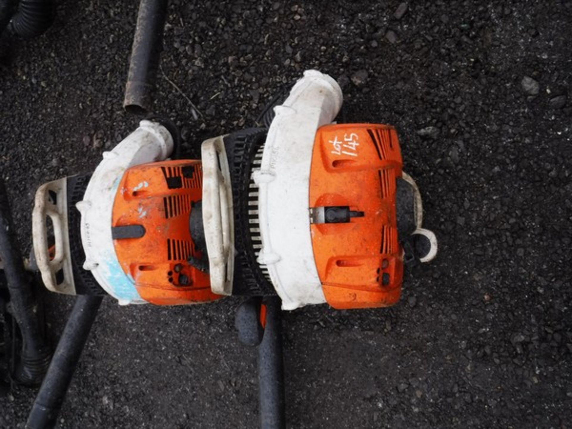 2 X STIHL LEAF BLOWERS PR350 SN P110154 & P110083 - Bild 2 aus 2