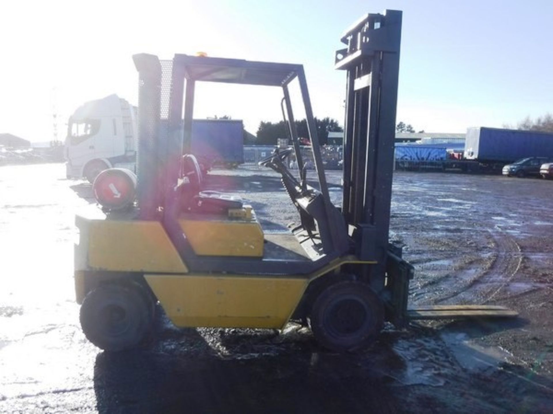 1994 BOSS RHL30L-5BI GAS FORKLIFT. 400MM LIFT CAPACITY. 300KG (3 TONNE), SIDESHIFT. PERKINS GAS ENGI - Bild 9 aus 14