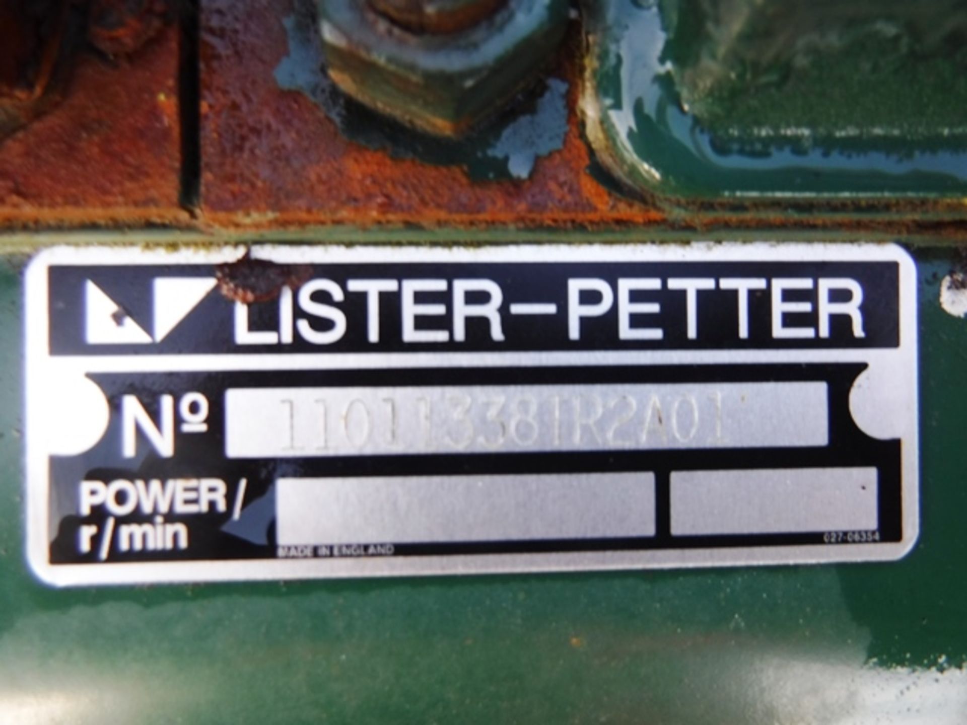 POWER PACK LISTER TR2 TWIN CYLINDER DIESEL DONKEY ENGINE - Image 3 of 3