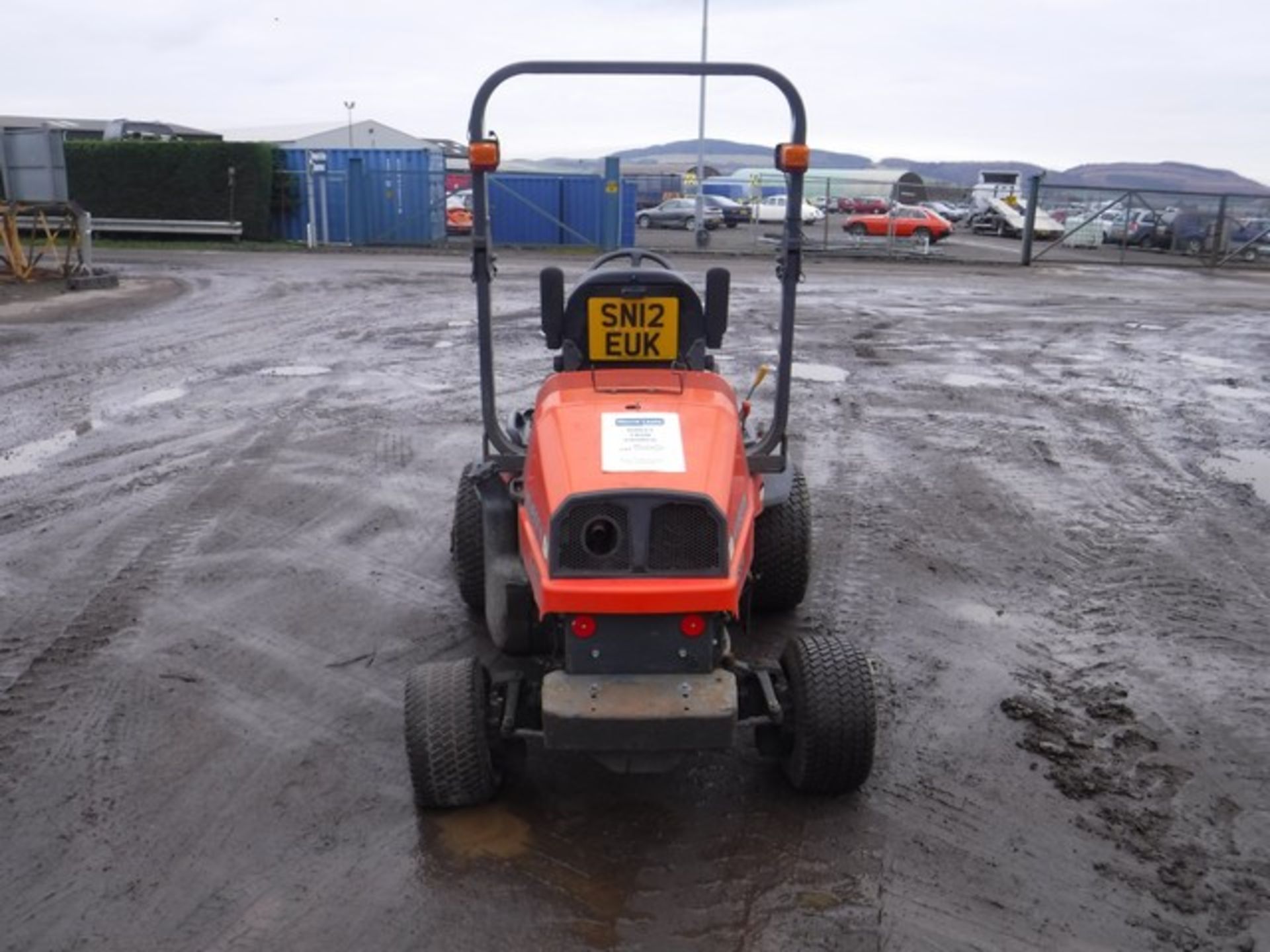 2012 KUBOTA F2880 MOWING MACHINE, REG - SN12EUK, S/N 31249, 824HRS (NOT VERIFIED) WITH FRONT MOUNTED - Image 9 of 14