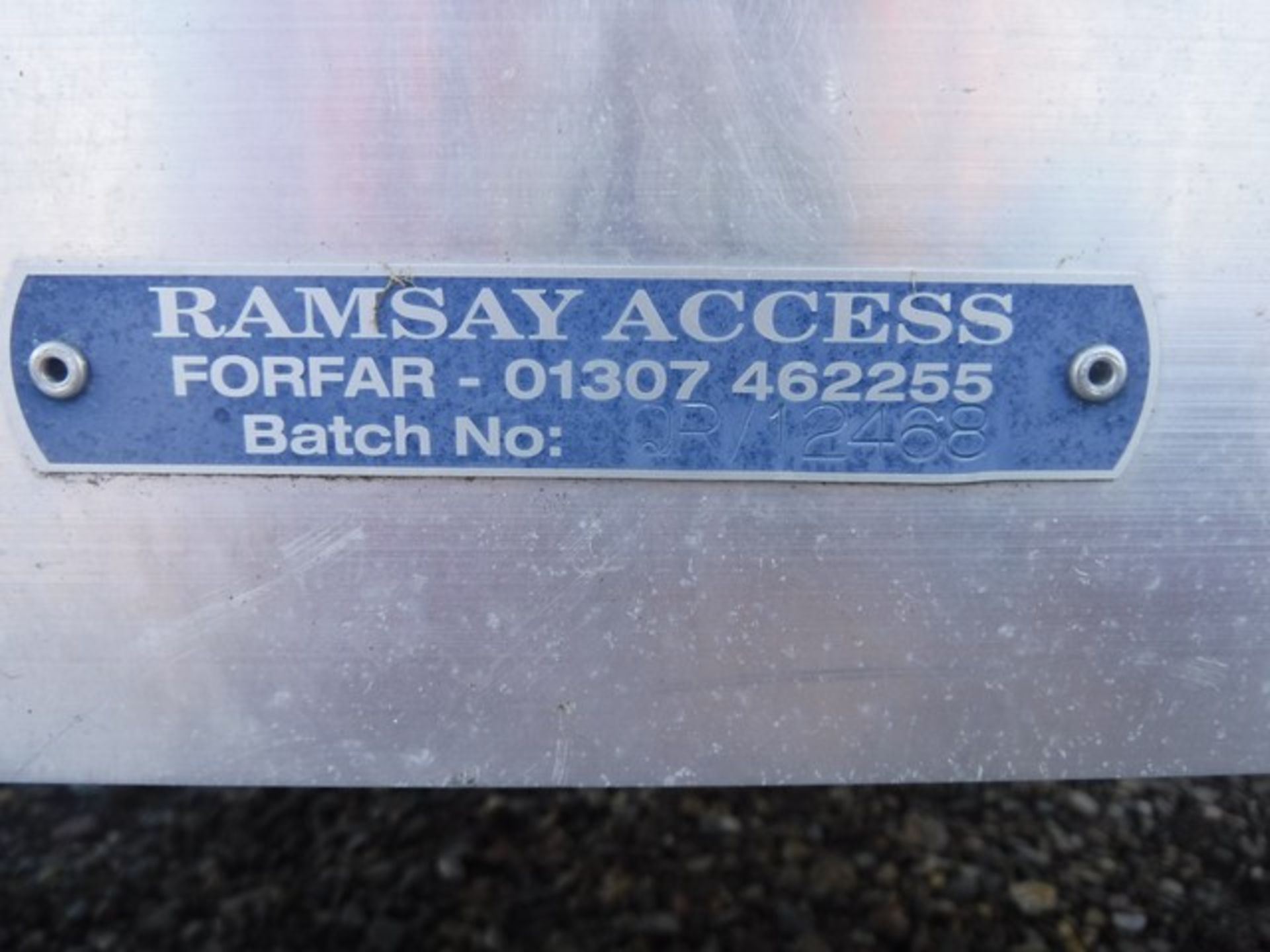 RAMSAY ACCESS ALUMINIUM STEPS/PLATFORM, MAX LOAD 150KG - Image 2 of 2