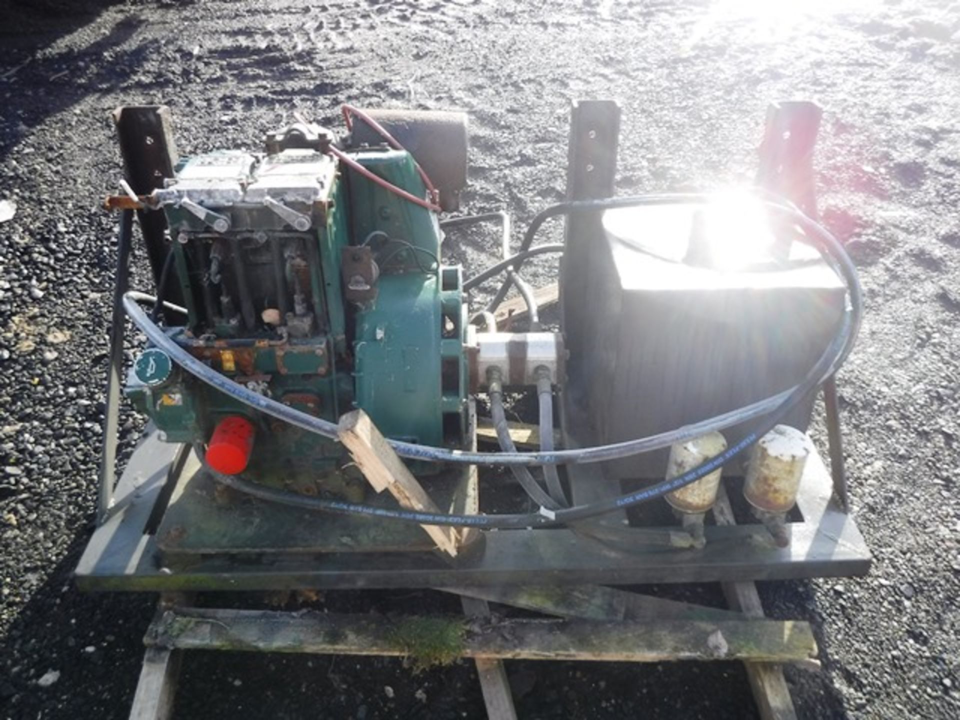 POWER PACK LISTER TR2 TWIN CYLINDER DIESEL DONKEY ENGINE
