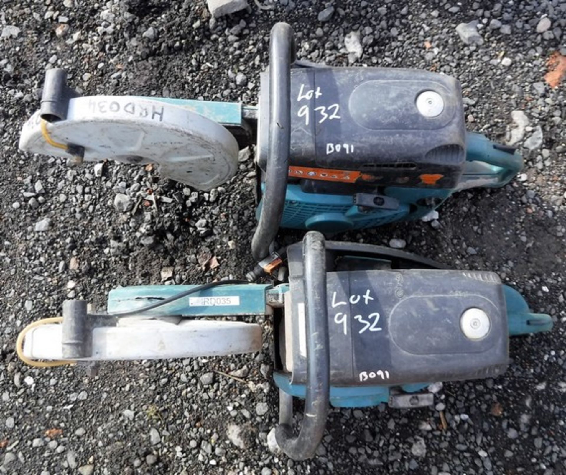 PAIR OF MAKITA BPC6430 STIHL SAWS. PL NO HRD035, HRD034