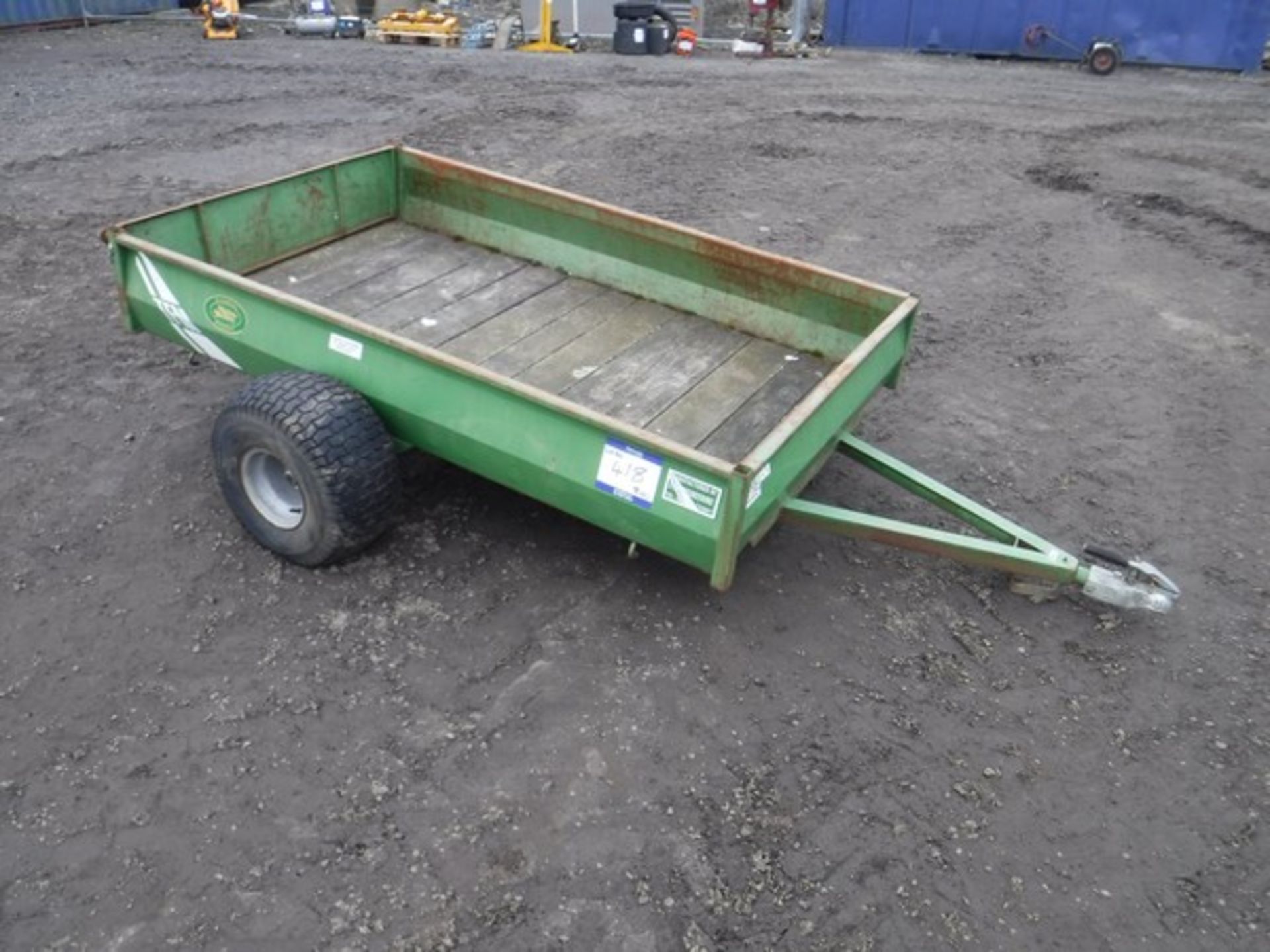 TFM GROUNDS TRAILER, ID 6434, SINGLE AXLE