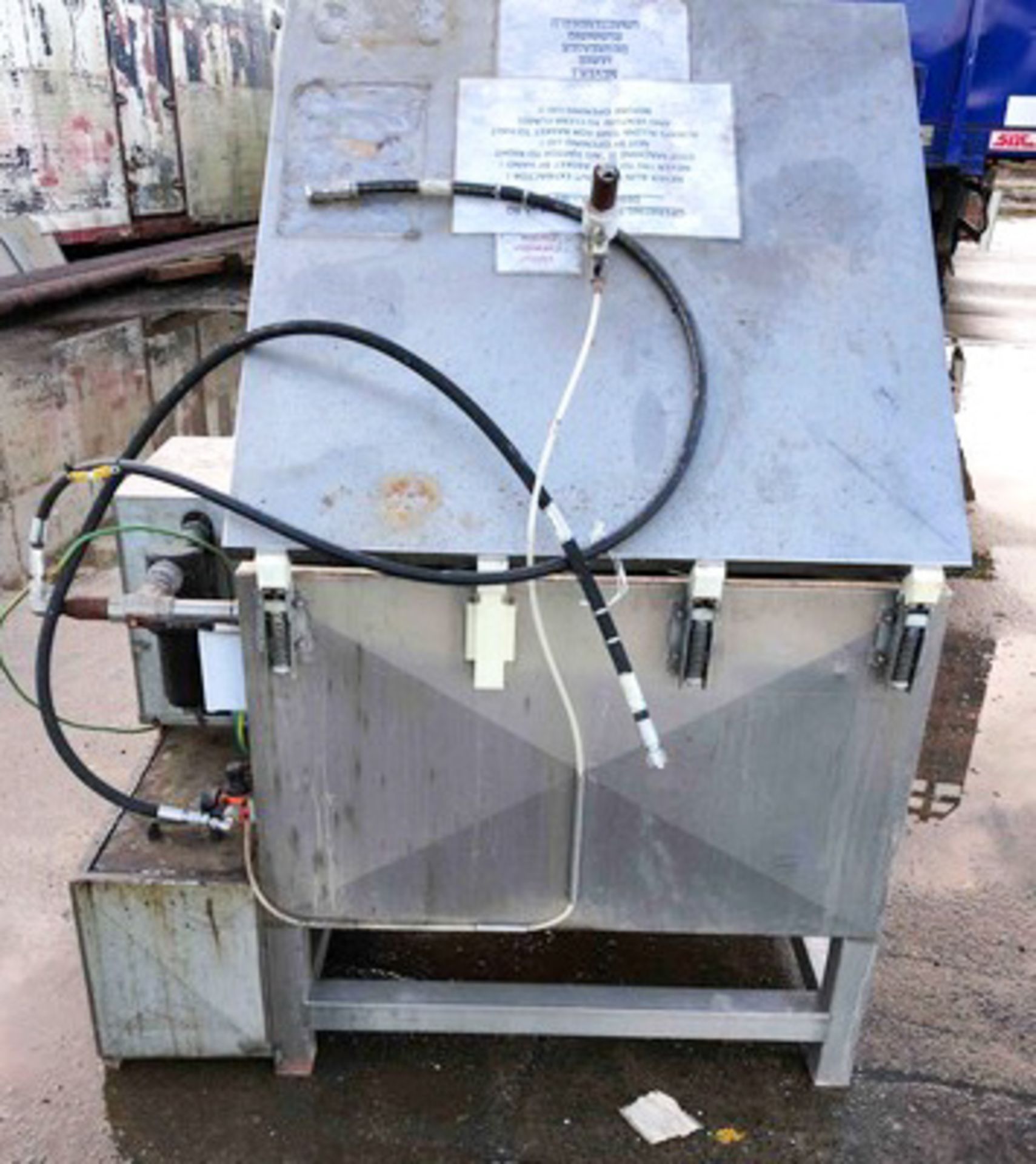 2001 CIEMME SRL LA 800, S/N 224, MACHINE PARTS / EQUIPMENT WASHING UNIT (PNEUMATIC WASHING UNIT) - Image 4 of 4