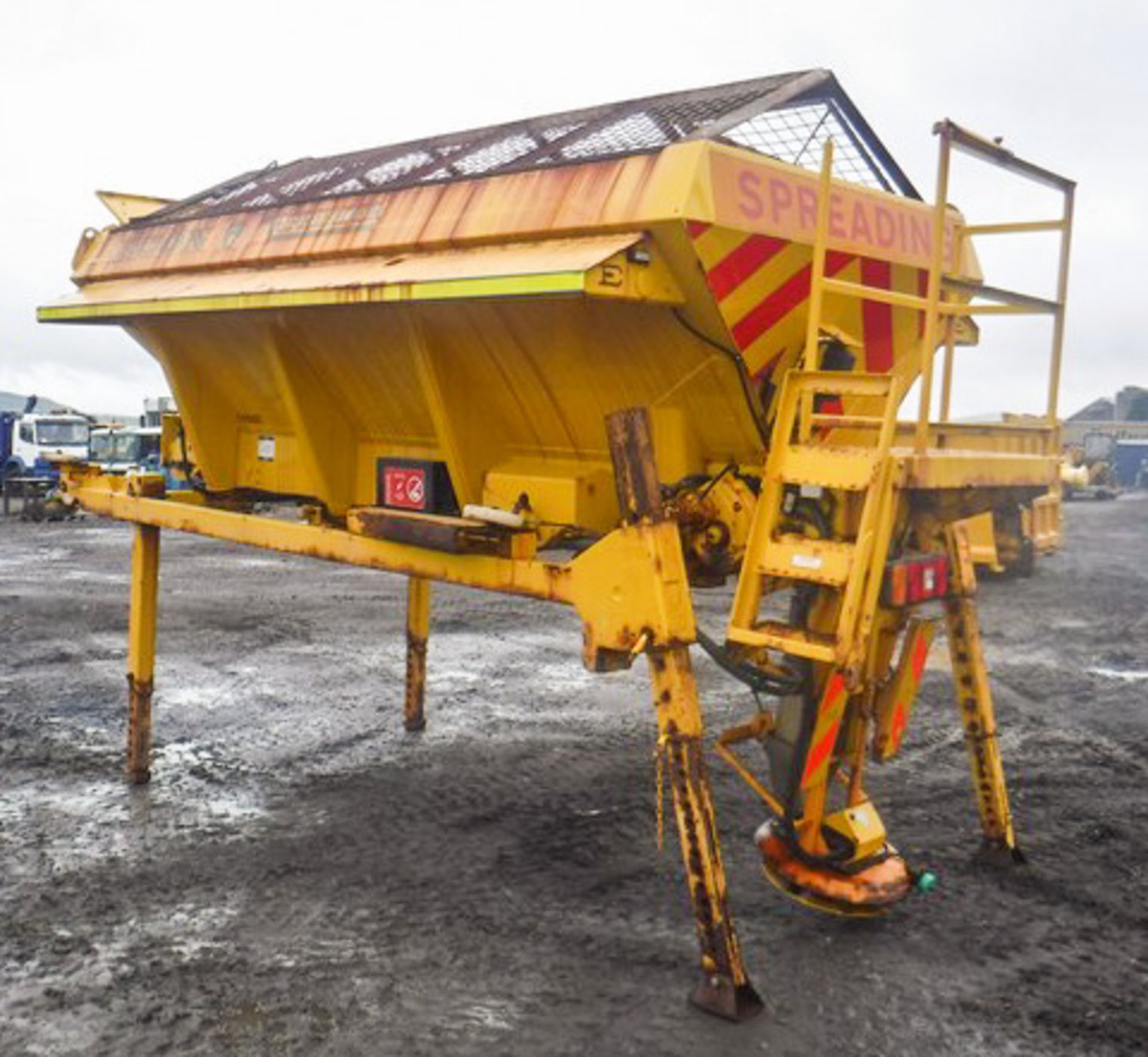 2008 ECON DEMOUNTABLE SPREADER, MODEL WZCOVJ46, S/N 17968, PLANT NO - 11637, UNLADEN WEIGHT - 1855KG