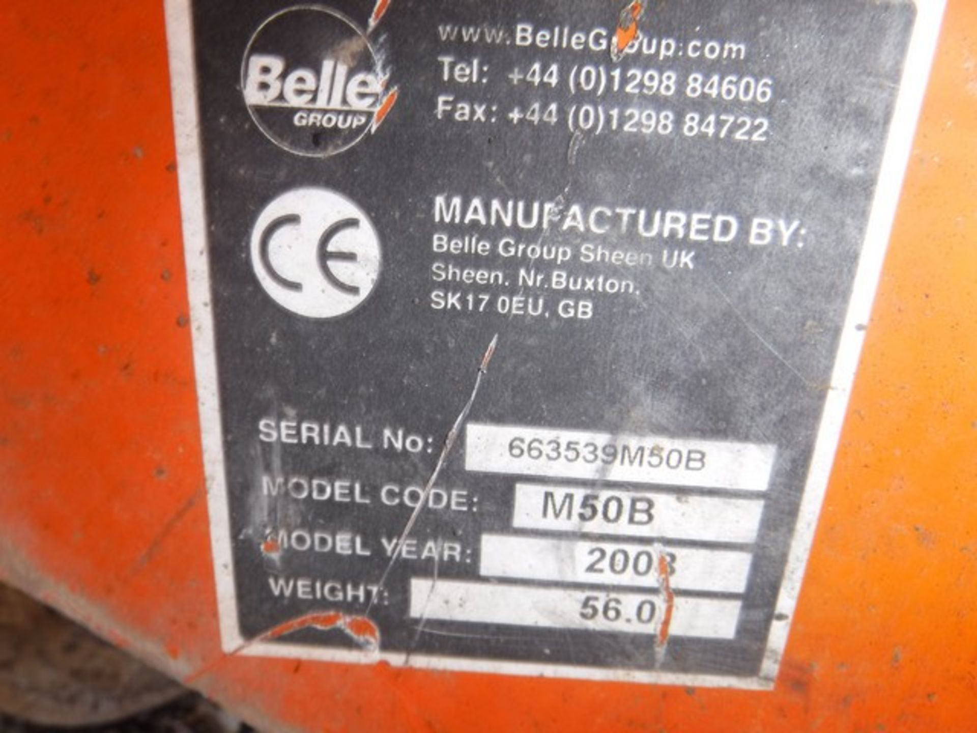 BELLE MINIMIX 150 WITH STAND APPROX YEAR 2003 ASSET 6140 - Bild 3 aus 3