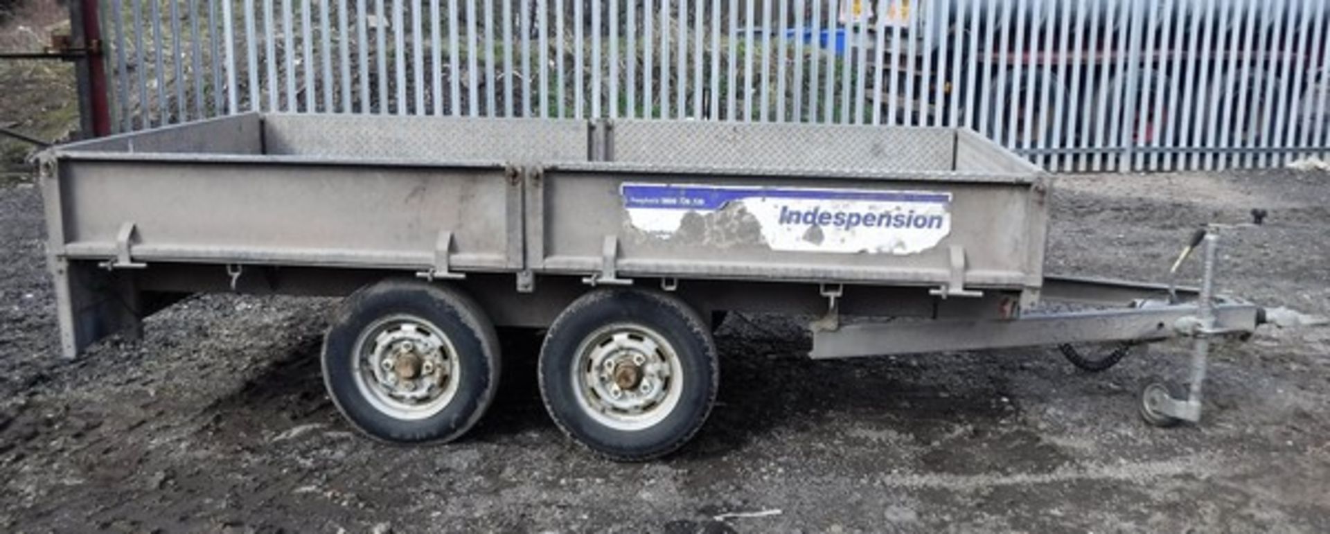 INDESPENSION TRAILER, 10FT X 5FT, WITH RAMPS, ASSET - 758-4028