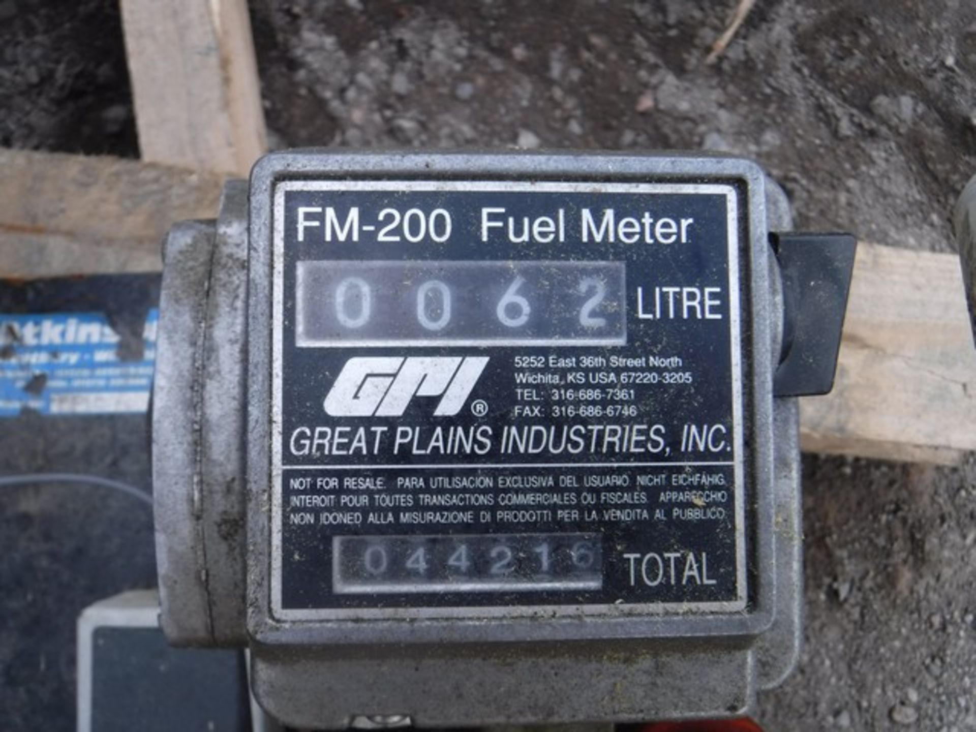 BALMORAL BMH1590 FUEL TANK WITH METERING UNIT** DUE TO BUSINESS REORGANISATION ** - Image 4 of 4